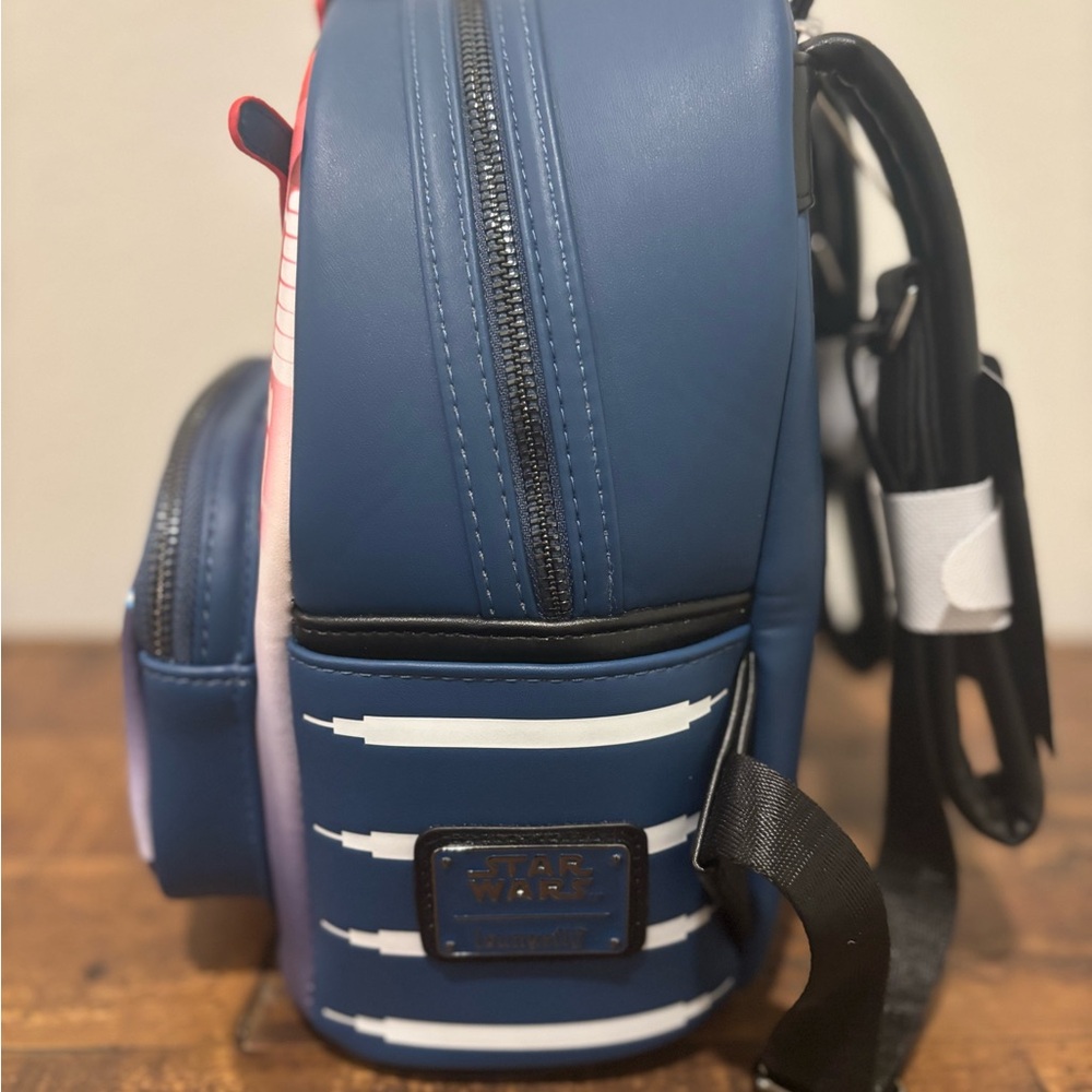 Loungefly Star Wars Darth Maul Backpack - Blue and Red NWT - Picture 5 of 7